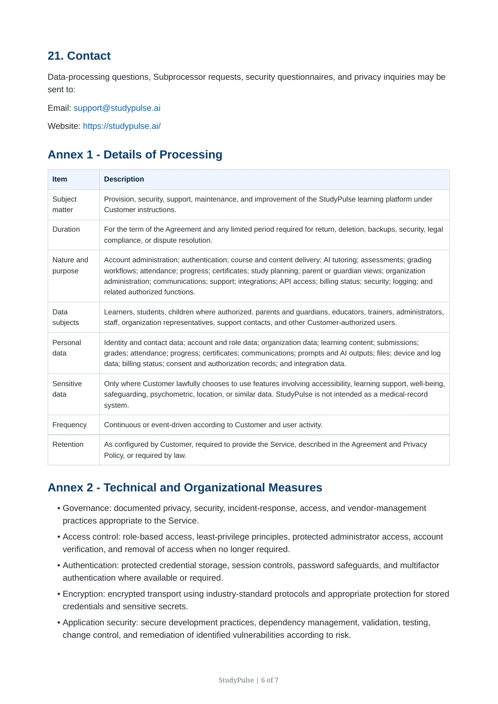 Data Processing page 6